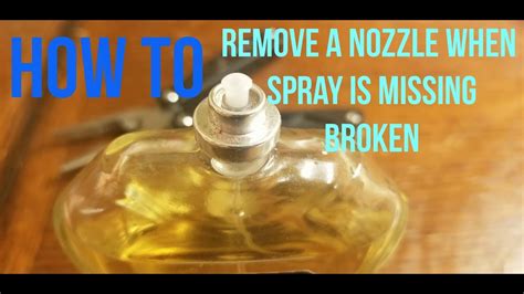 how to use perfume without spray nozzle|perfume nozzle replacement.